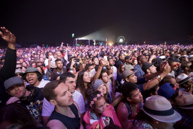 A Night Sky Full of Music and People at Coachella