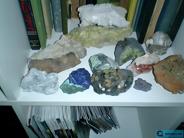 Mineral Collection on Display
