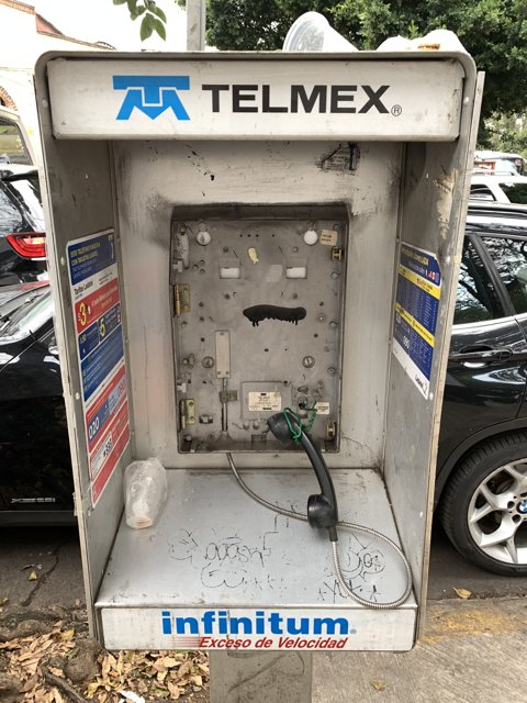 Telmex Pay Phone in Álvaro Obregón
