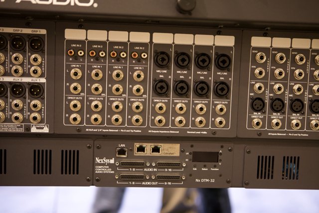 A Glance at the Audio Console