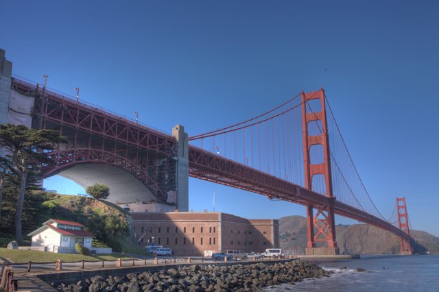 Majestic Golden Gate Bridge in San Francisco
