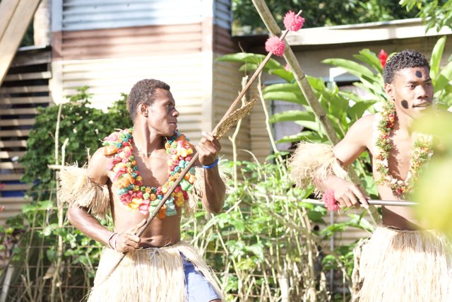 Traditional Fijian Spear Dance