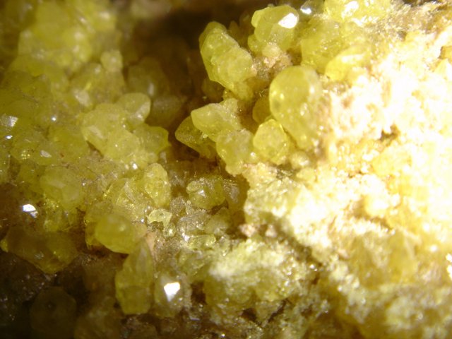 Crystalized Yellow Rock