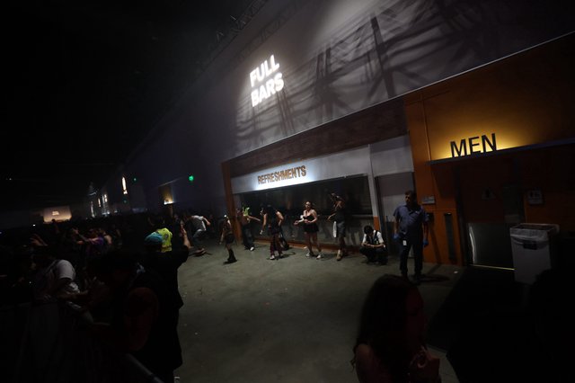 Wobbleland 2026 Crowd Gathers Near Refreshments Bar