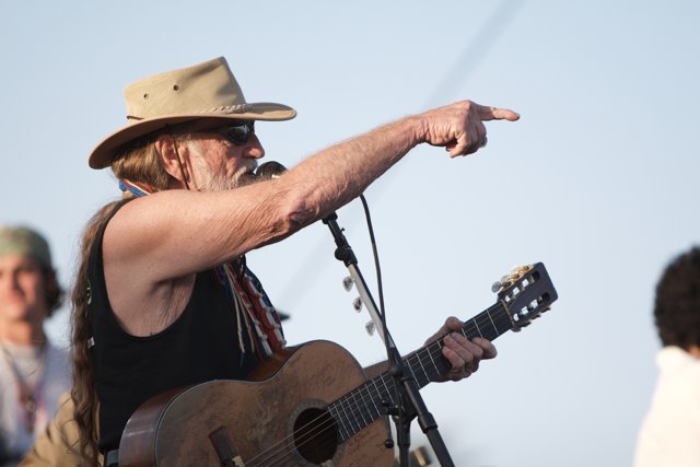 Willie Nelson Performs at Okeechobee Music Festival in Cowboy Hats