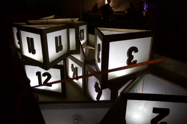 Illuminated Numeric Cubes