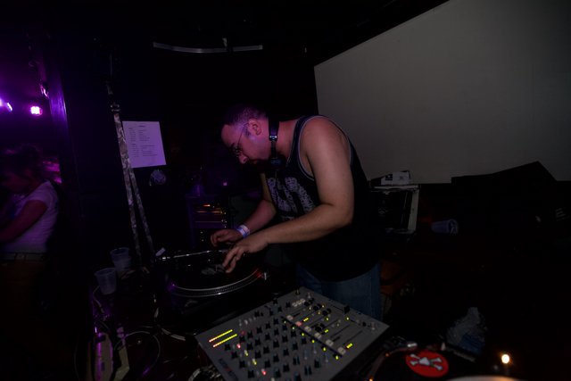 Stateside DJ Entertains Nightclub Crowd