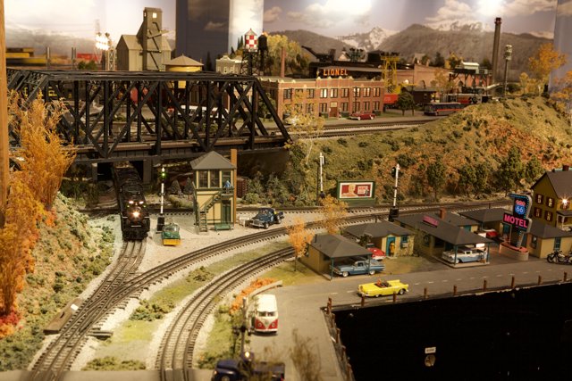 Cityscape Train Diorama