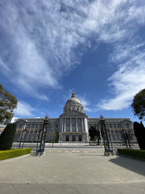The San Francisco State Capitol against a Beautiful Blue Sky