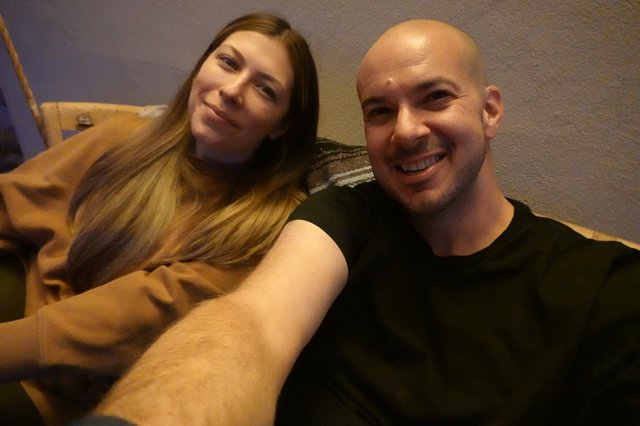 Cozy Evening Selfie on the Couch