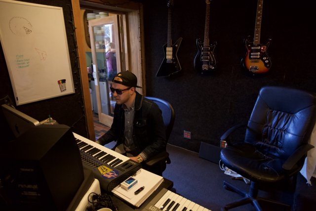 Musical Maestro in the Recording Studio