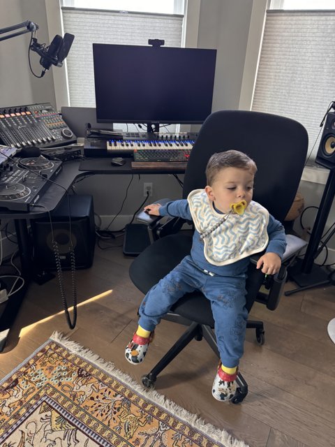 Little Maestro in the Studio