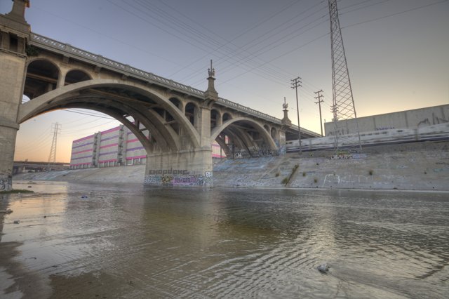Graffiti Arch Bridge Over LA River
