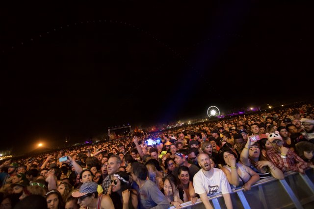 Coachella Crowd Lights Up the Night Sky