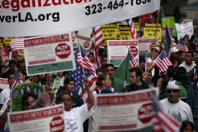Immigration Reform Rally in Los Angeles