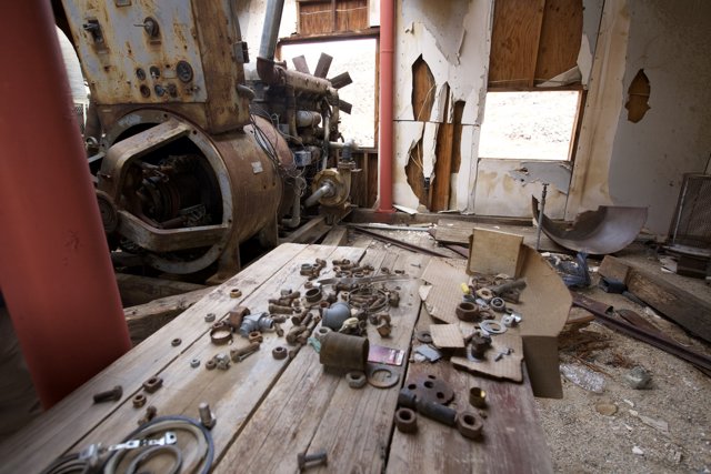 Abandoned Machinery Workshop