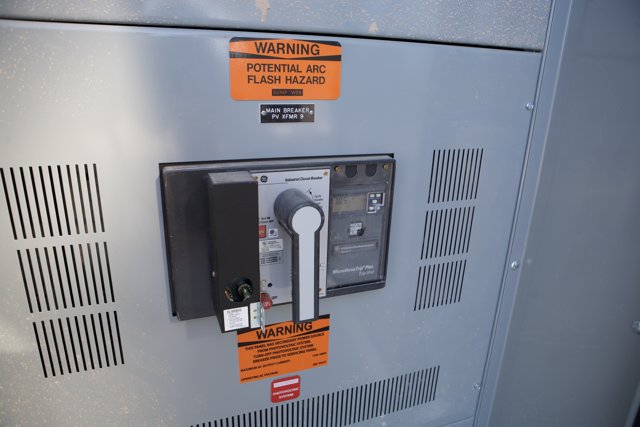 Warning Sign on Power Panel