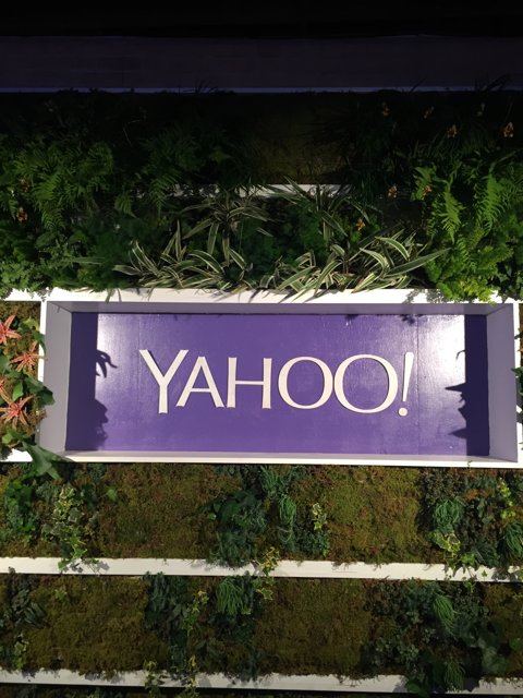 Yahoo Sign in the Garden
