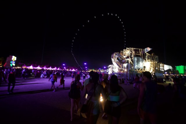 Urban Light Show at Coachella