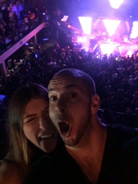 Nightlife Selfie at the Concert