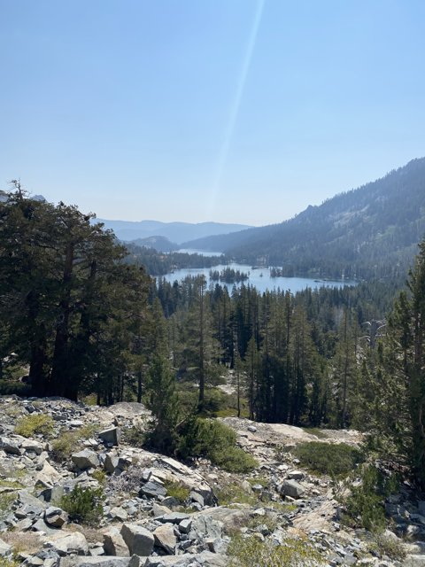 Majestic view of Lake Tahoe