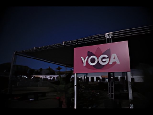 Yoga at Coachella