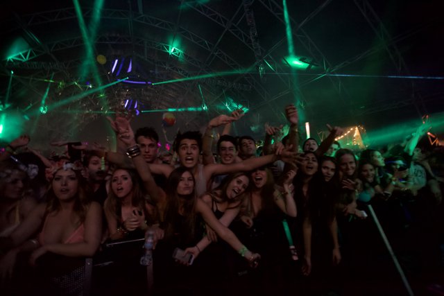Green Lights and Crowded Nights at Coachella