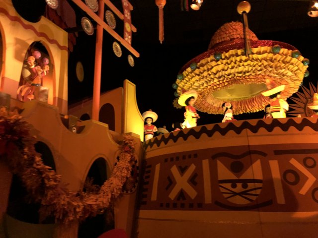 Nighttime Magic in Disneyland's Mexico Town