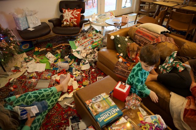 Christmas Morning Chaos