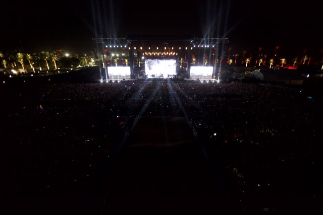 Coachella Crowd Shines Bright Under Concert Lights