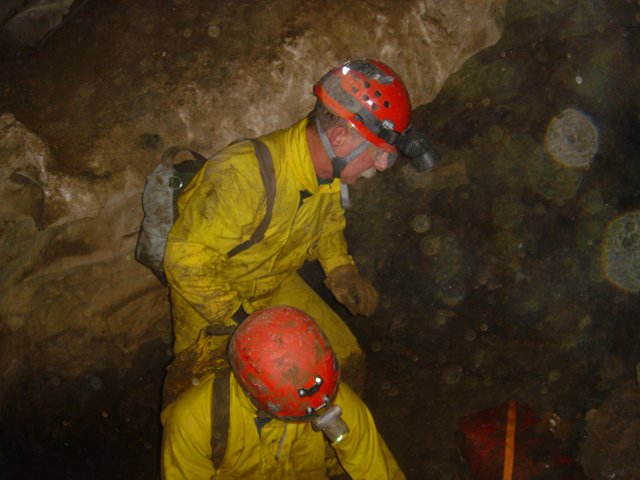 Exploring a Rocky Cave