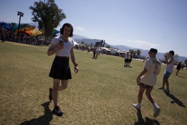 Casual Strides and Vibrant Vibes at Coachella 2024