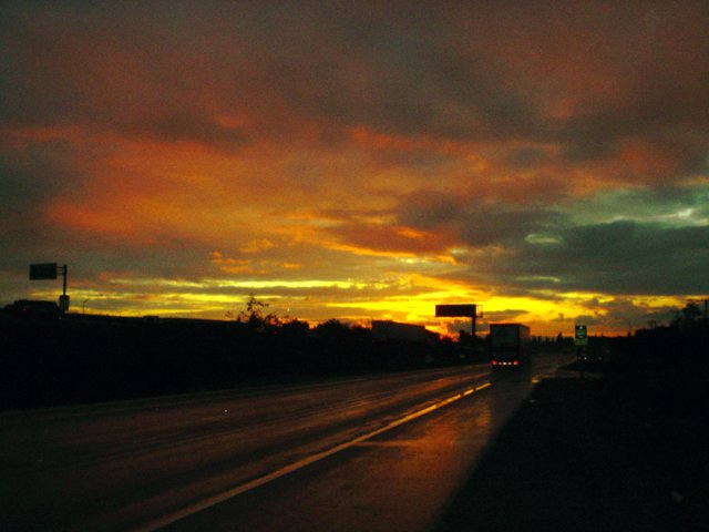 Sunset Drive on the Highway