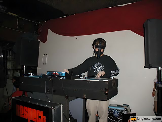 Masked Deejay Keeps the Party Going