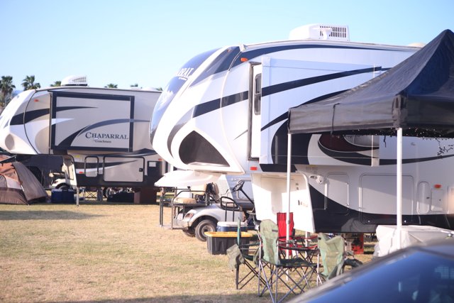 Black Tent for Coachella Camping