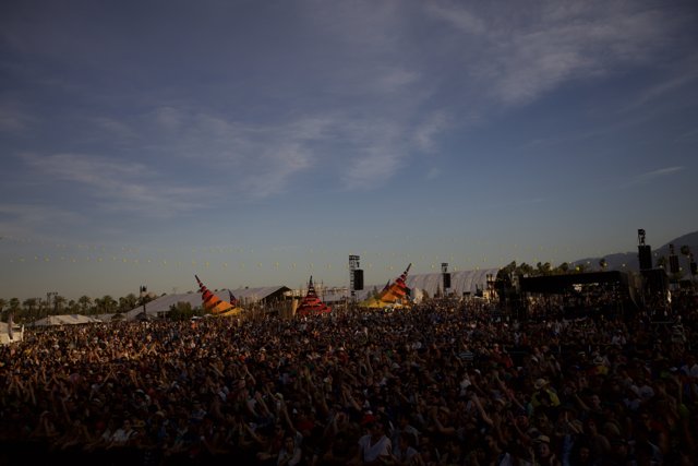 The Enthralling Crowd at Coachella Music Festival
