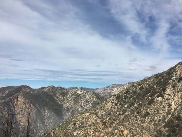 Majestic View from the Top of Angeles National Forest