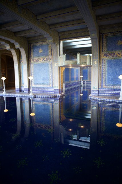 Reflecting Beauty: The Pool with a Mirror Wall