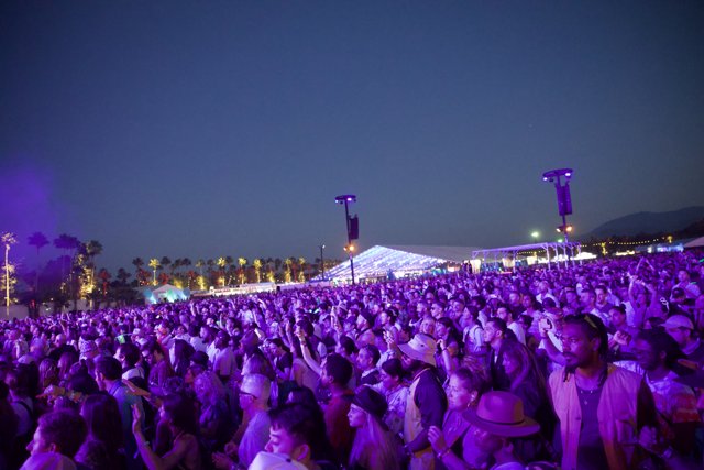 Electric Nights: Coachella 2024 Enthralls a Lively Crowd