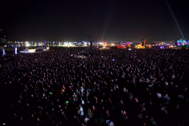 Coachella's Dazzling Concert Crowd