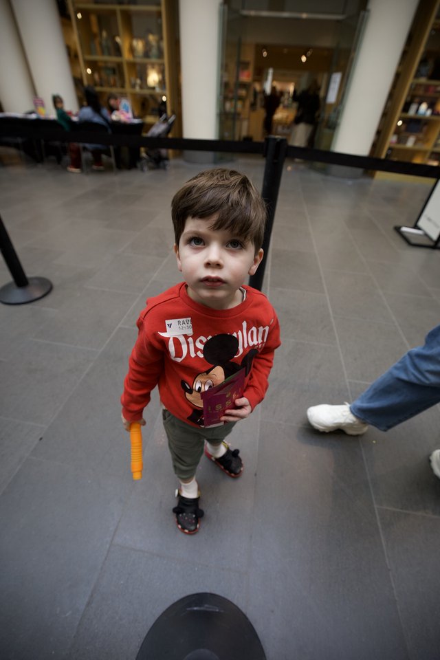 Young Boy at Asian Art Museum in San Francisco