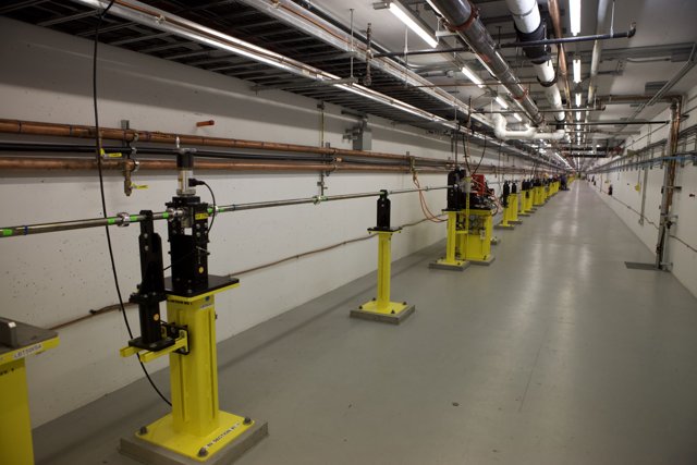 Inside a Factory: A Long Hallway