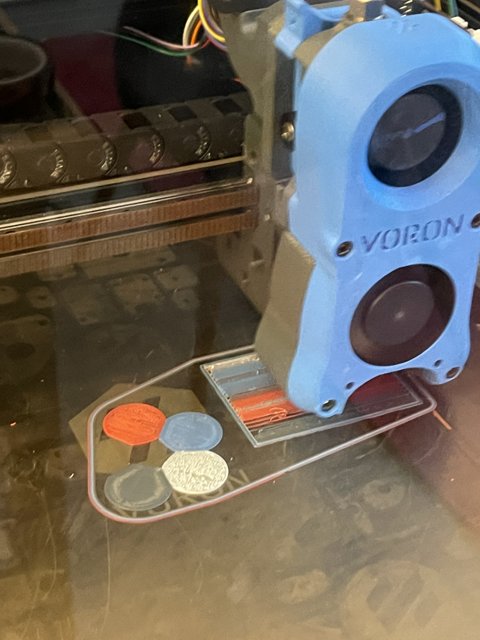 3D Printer with Speaker and Coin