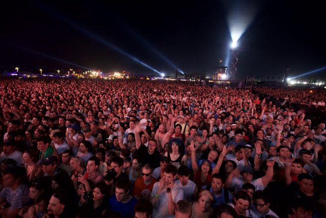Coachella Crowd Gets Amped Up