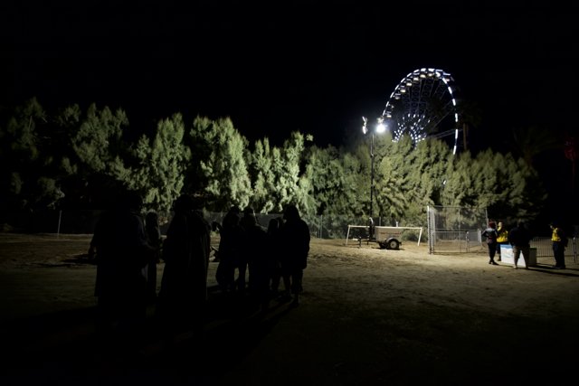 Nighttime Fun at the Fairgrounds