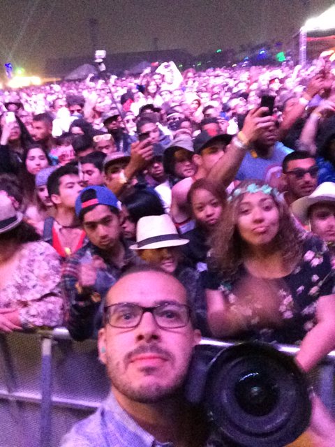 Selfie with the Crowd at Empire Polo Club