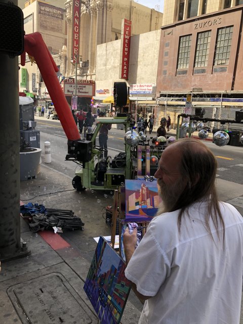 Street Artist at Work