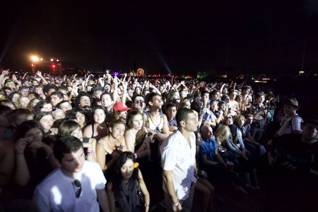 Coachella Night Crowd