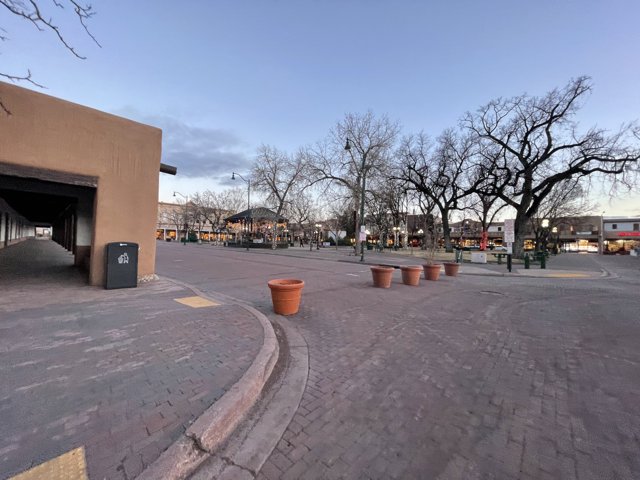 Serene Cityscape in Santa Fe