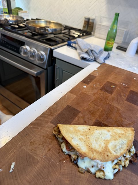 Culinary Delight on the Cutting Board